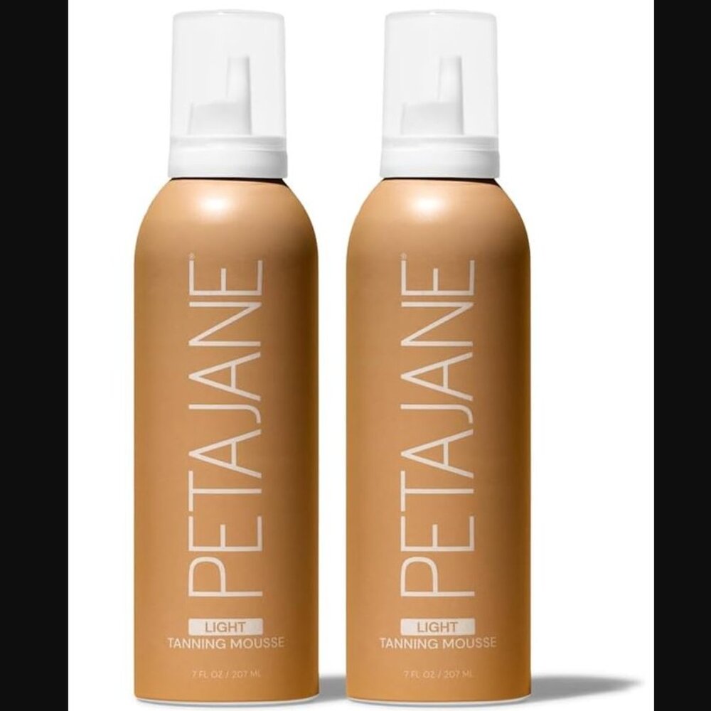 NEW Peta Jane Light Tanning Mouse 2-Pack - Self tanner foam, 7 fl. oz. each